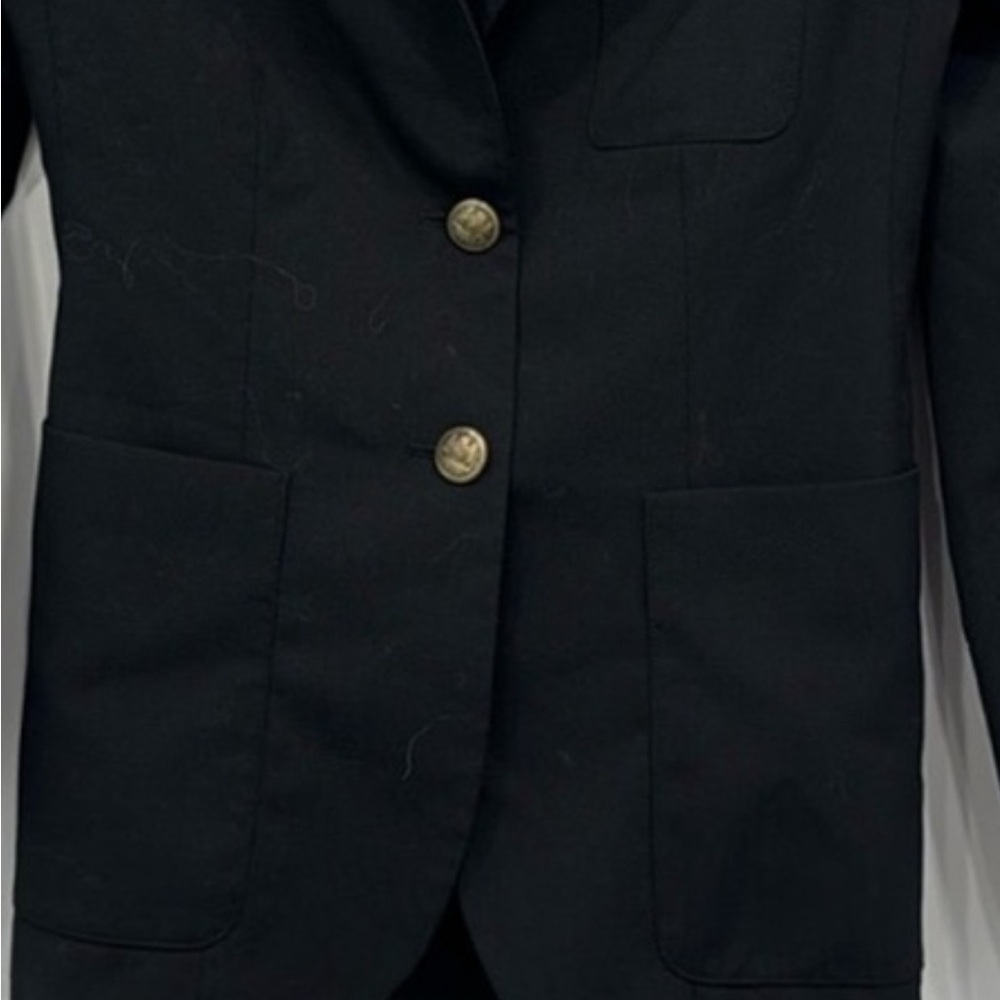 Talula Aritzia Black Fitted Blazer Peplum Career Preppy Size 2 - Picture 7 of 8